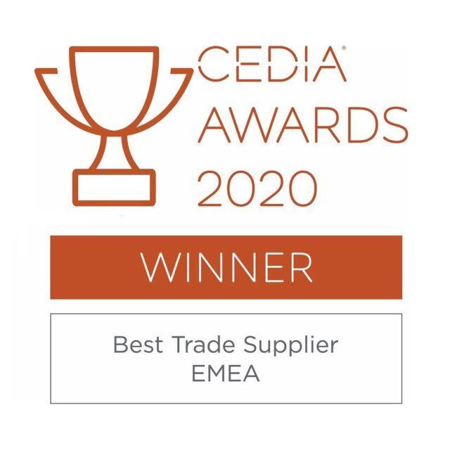 Delighted to announce that our group company Gallo Acoustics was voted ‘Best Trade Supplier EMEA’ at last week’s CEDIA 2020 Awards. A great achievement and validation for all the hard work and dedication shown by our team. #galloacoustics #cedia #cediaawards #customerservice